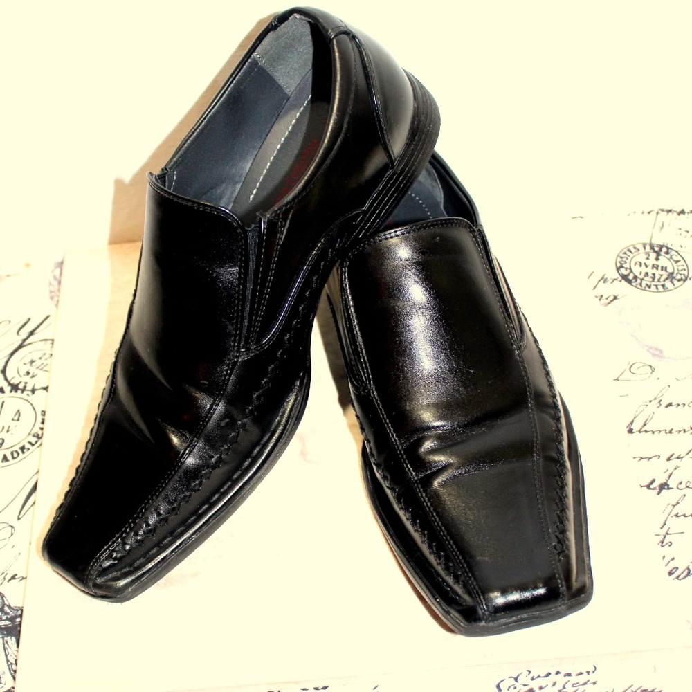 DEXTER COMFORT Men's Black Slip-On Loafer-SZ 9 1/2